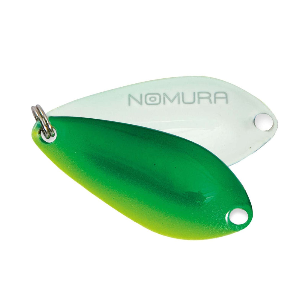 Lure Aki Spoon Dark Green Yellow Stripe 3g Nomura NM46370930