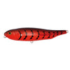 Topwater kunstaas, potloodvormig, rood met zwarte strepen, 9,5 cm, 14 g, Nomura NM51776209