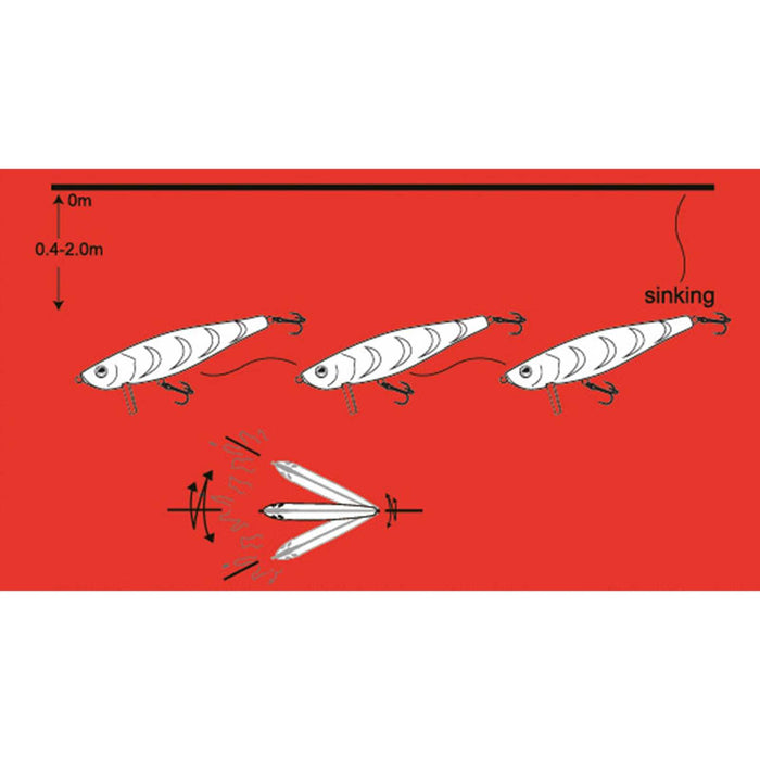 Lure Ranger Minnow Silver Gold 7cm 13g Nomura NM52212907