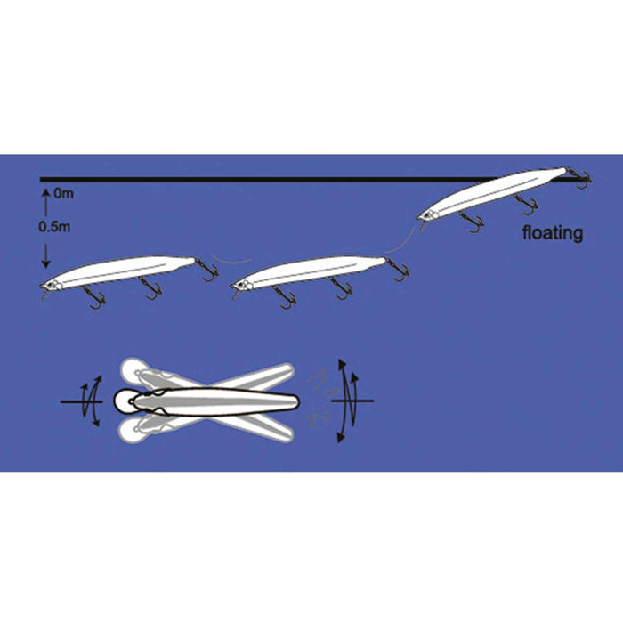 Lure Yori Pro Blue 13cm 17g Nomura NM58210113