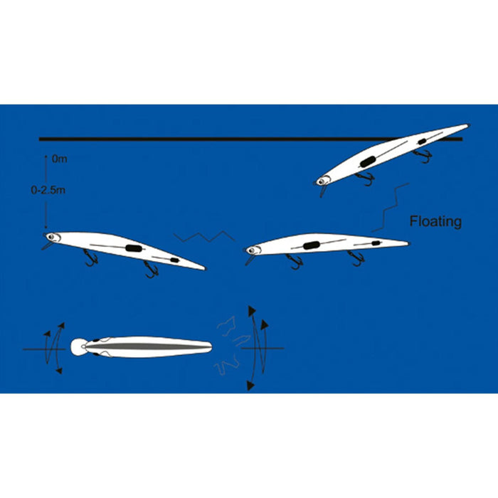 Lure Nagasa Red Head 17,5cm 26g Nomura NM60411117