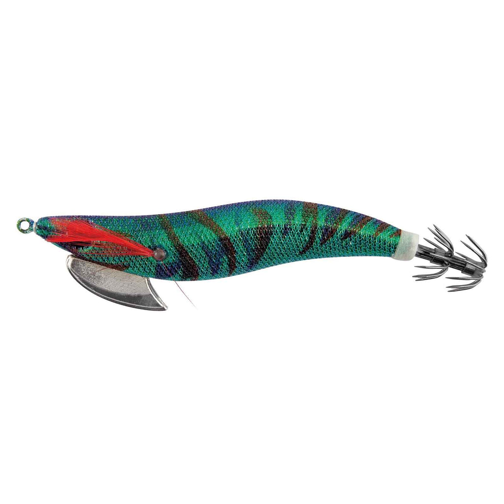 Lure Eging Sea Squid Jig Tiger Dark Green Size 3,5 Nomura NM69978035