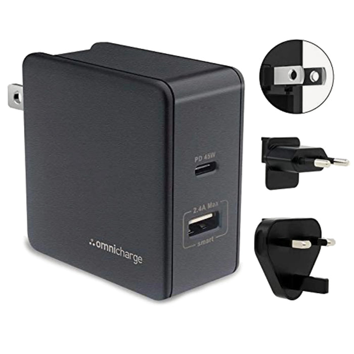 45W USB-C Wall Charger Omnicharge