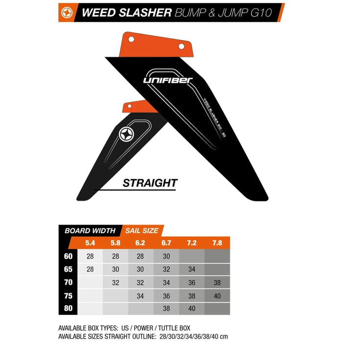 Power Box Aleta Weed Slasher G10 30cm Unifiber UF036010300