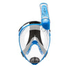 Snorkeling Full Face Mask Duke Transparent-Blue S-M Cressi XDT000020