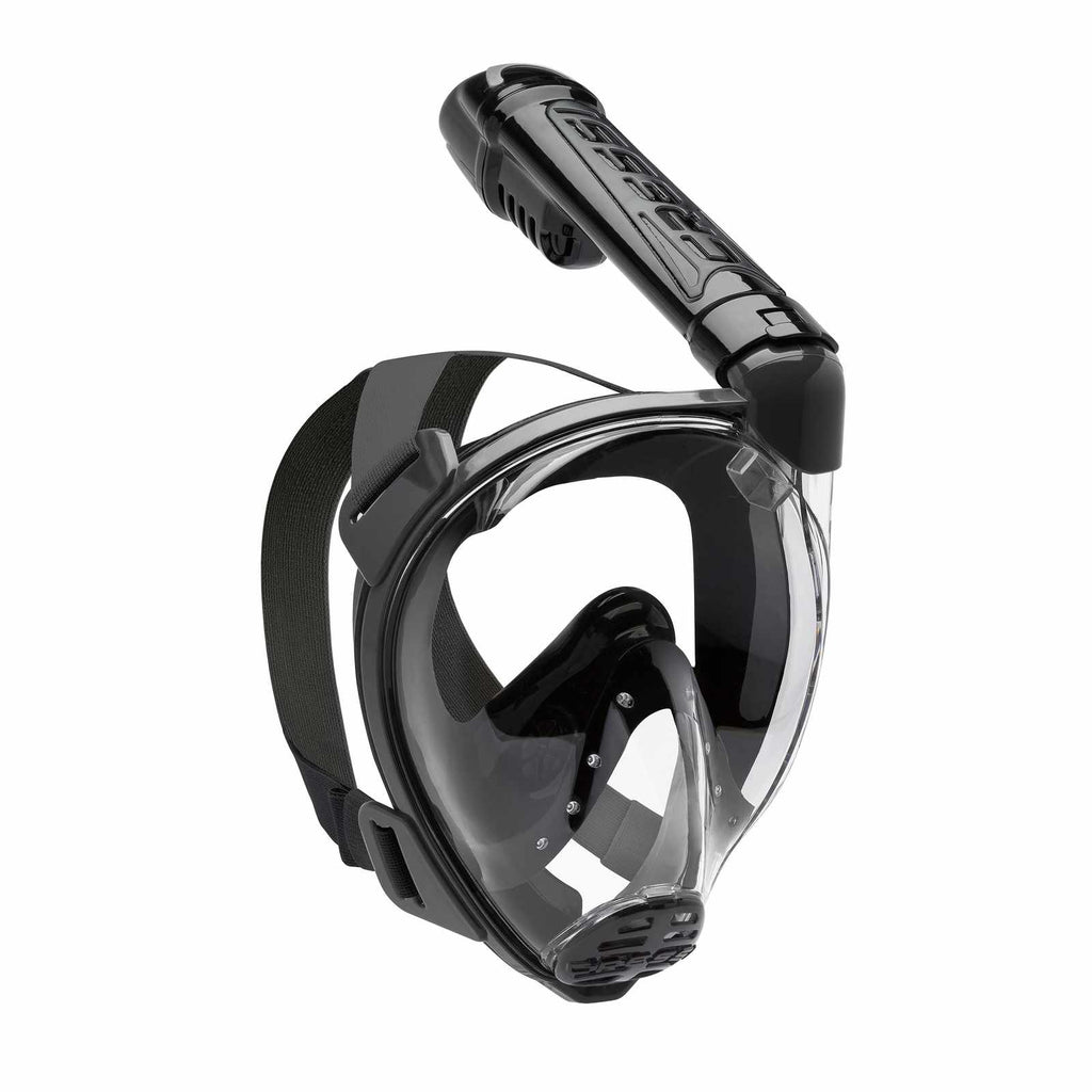 Snorkeling Full Face Mask Baron Dark-Black M-L Cressi XDT035050