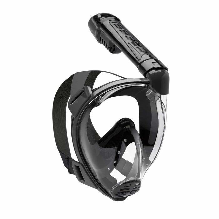 Snorkeling Full Face Mask Baron Dark-Black M-L Cressi XDT035050