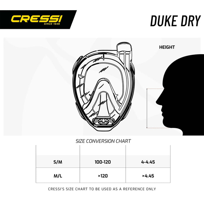 Snorkeling Full Face Mask Duke Cressi